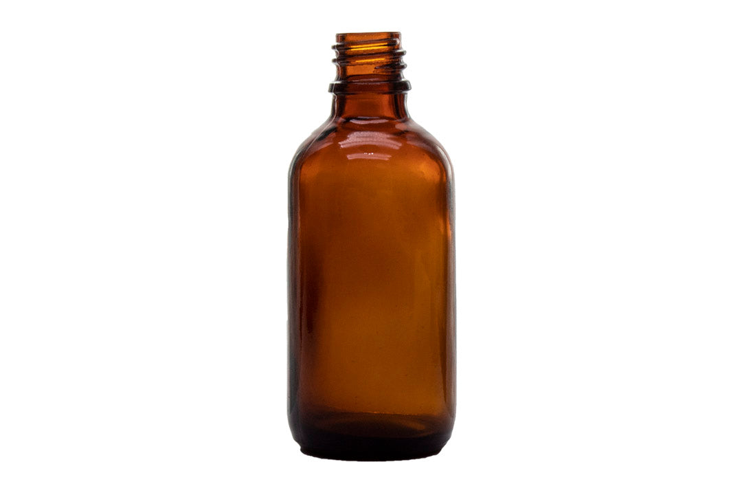 10 ml Amber Glass Dropper Bottle 18 mm Neck Finish, Round Base