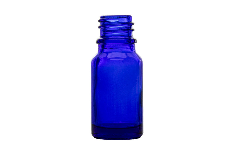 10ml Blue Euro Round Glass Bottle