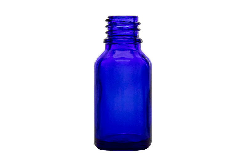15ml Blue Euro Round Glass Bottle
