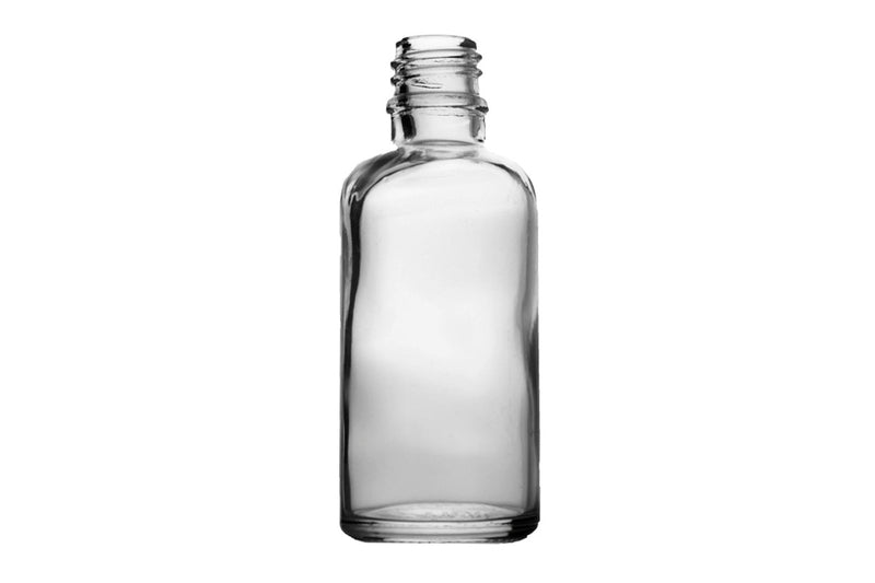 60ml Clear Euro Round Glass Bottle